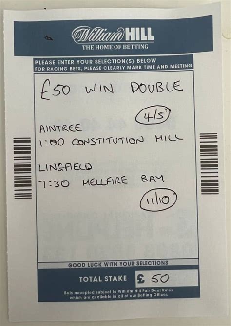 william hill winning bets